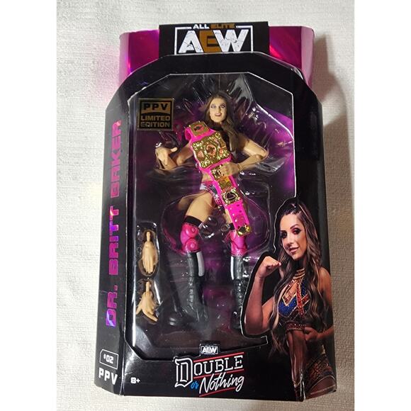 DR. Britt baker All elite Wrestling AEW PPV limited edition - Picture 1 of 7